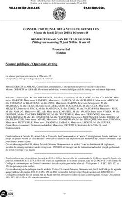 SPECIMEN - Ville de Bruxelles