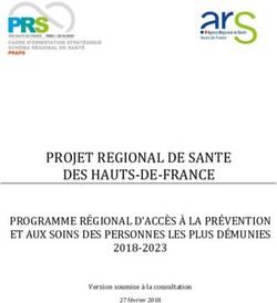 PROJET REGIONAL DE SANTE DES HAUTS-DE-FRANCE - PROGRAMME RÉGIONAL D'ACCÈS À LA PRÉVENTION ET AUX SOINS DES PERSONNES LES PLUS DÉMUNIES 2018-2023 ...