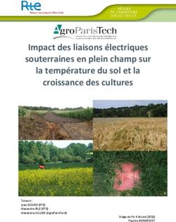 Impact des liaisons électriques souterraines en plein champ sur la température du sol et la croissance des cultures