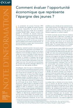 Comment évaluer l'opportunité économique que représente l'épargne des jeunes ? - CGAP