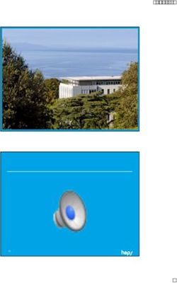 Bachelor en enseignement préscolaire et primaire Entrée en formation 27 août 2018 - HEP Vaud