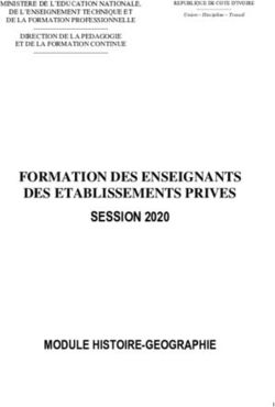 SESSION 2020 FORMATION DES ENSEIGNANTS DES ETABLISSEMENTS PRIVES - Direction de la ...