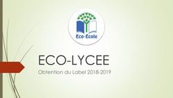 ECO-LYCEE Obtention du Label 2018-2019