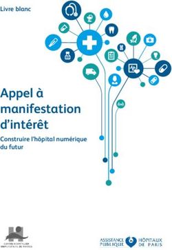 Appel à manifestation d'intérêt - Livre blanc - Construire l'hôpital numérique du futur - APHP