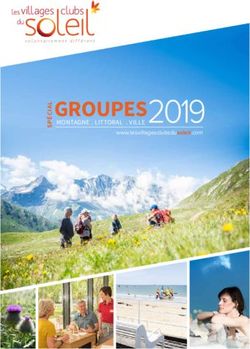 2019 GROUPES MONTAGNE . LITTORAL . VILLE - Villages Clubs du Soleil