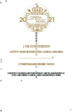 SAISON 2020-2021 250e anniversaire de l'Opéra Royal de Versailles Ouverture des ventes : juin 2020 - Château de Versailles Spectacles