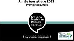 Ann&eacute;e touristique 2021 : Premiers r&eacute;sultats - Golfe du ...