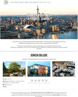 ÉTUDES SUPÉRIEURES À TORONTO, CANADA ÉTUDES SUPÉRIEURES À TORONTO, CANADA - WEP Edu