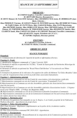 SEANCE DU 23 SEPTEMBRE 2019 PRESENTS : Grâce-Hollogne