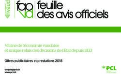 Vitrine de l'économie vaudoise et unique relais des décisions de l'Etat depuis 1833 - Offres publicitaires et prestations 2018 - Feuille des avis ...