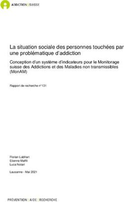 La situation sociale des personnes touchées par une problématique d'addiction