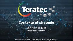 Contexte et strat&eacute;gie - Christian Saguez Pr&eacute;sident Teratec