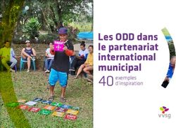 Les ODD dans le partenariat international municipal - exemples d'inspiration - VVSG