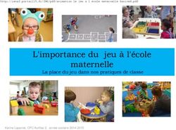 L'importance du jeu à l'école maternelle - La place du jeu dans nos pratiques de classe - Portail CPD67