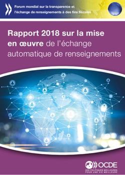 Rapport 2018 sur la mise en oeuvre de l'échange automatique de renseignements - Forum mondial sur la transparence et l'échange de renseignements à ...