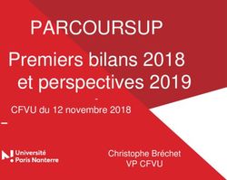 PARCOURSUP Premiers bilans 2018 et perspectives 2019 - CFVU du 12 novembre 2018 Christophe Bréchet - Université Paris Nanterre