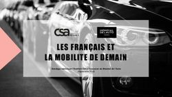 LES FRAN&Ccedil;AIS ET L A MOBILITE DE DEMAIN - CSA