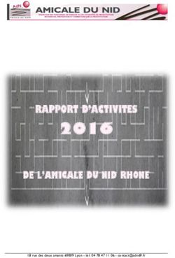 2016 RAPPORT D'ACTIVITES DE L'AMICALE DU NID RHONE - L'Amicale du Nid