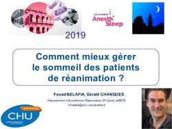 Comment mieux gérer le sommeil des patients de réanimation ? - 2019 Fouad BELAFIA, Gérald CHANQUES