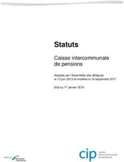 Statuts Caisse intercommunale de pensions
