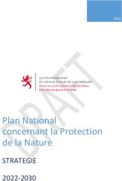 Plan National concernant la Protection de la Nature - STRATEGIE 2022-2030 2022