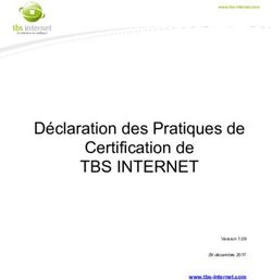 Déclaration des Pratiques de Certification de - TBS INTERNET www.tbs-internet.com