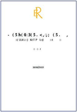FRANÇAIS LANGUE ETRANGÈRE - (Année académique, courts séjours) 2020/2021 - Ecole des Roches