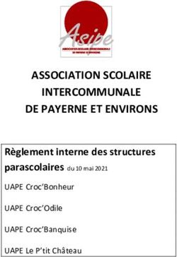 ASSOCIATION SCOLAIRE INTERCOMMUNALE DE PAYERNE ET ENVIRONS - R&egrave;glement interne des structures - Asipe