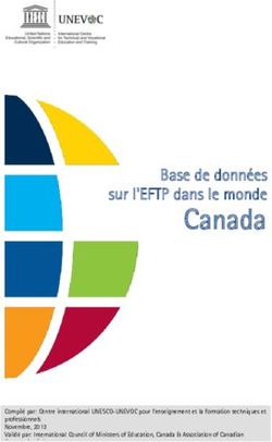 Canada Base de données sur l'EFTP dans le monde - UNESCO-UNEVOC