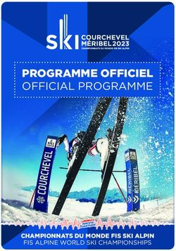 PROGRAMME OFFICIEL OFFICIAL PROGRAMME - CHAMPIONNATS DU MONDE FIS SKI ALPIN FIS ALPINE WORLD SKI CHAMPIONSHIPS - Courchevel M&eacute;ribel 2023