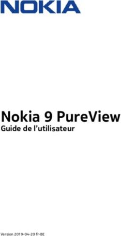 Nokia 9 PureView Guide de l'utilisateur - Nokia Corporation
