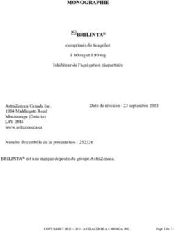 MONOGRAPHIE BRILINTA - AstraZeneca Canada