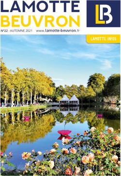 LAMOTTE BEUVRON N 22 - AUTOMNE 2021 www.lamotte-beuvron.fr - LAMOTTE INFOS
