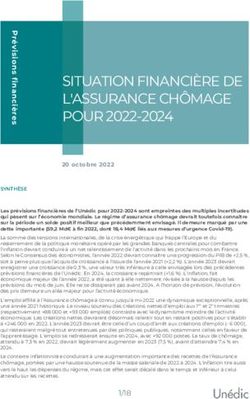 SITUATION FINANCI&Egrave;RE DE L'ASSURANCE CH&Ocirc;MAGE POUR 2022-2024