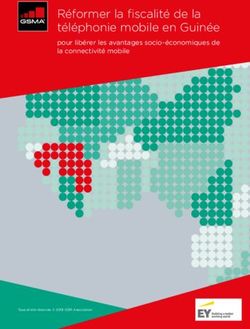 Réformer la fiscalité de la téléphonie mobile en Guinée - pour libérer les avantages socio-économiques de la connectivité mobile - GSMA