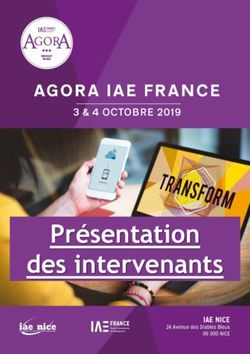 Présentation des intervenants - IAE France