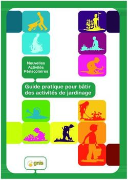 Guide pratique pour bâtir des activités de jardinage - Gnis