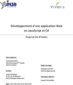 Développement d'une application Web en JavaScript et C#