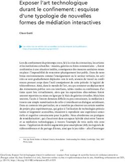 Exposer l'art technologique durant le confinement : esquisse d'une typologie de nouvelles formes de m&eacute;diation interactives
