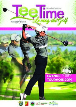 Grands tournois 2019 - Num&eacute;ro Sp&eacute;cialNum&eacute;ro Sp&eacute;cial - Golf en Nouvelle-Cal&eacute;donie