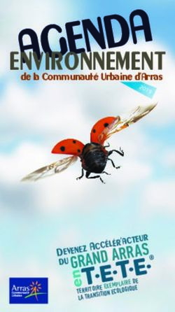 ENVIRONNEMENT - d u - de la Communauté Urbaine d'Arras - Communauté Urbaine d'Arras