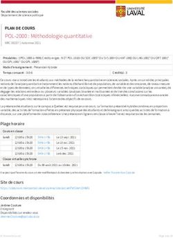 PLAN DE COURS POL-2000 : M&eacute;thodologie quantitative NRC 88207 | Automne 2021 - Facult&eacute; des sciences ...