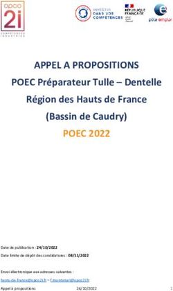 APPEL A PROPOSITIONS POEC Pr&eacute;parateur Tulle - Dentelle R&eacute;gion des Hauts de France (Bassin de Caudry) - OPCO 2i
