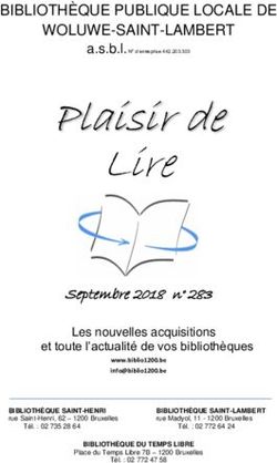 Plaisir de Lire - BIBLIOTHÈQUE PUBLIQUE LOCALE DE WOLUWE-SAINT-LAMBERT - Bibliothèque de Woluwe-Saint-Lambert