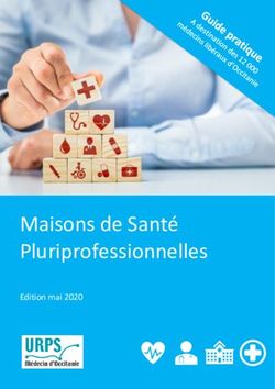 Maisons de Santé Pluriprofessionnelles - Edition mai 2020 - URPS Médecins ...