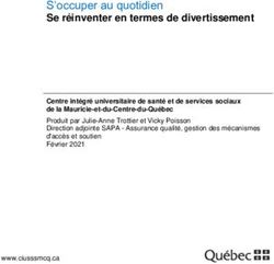 S'occuper au quotidien - Se réinventer en termes de divertissement - CIUSSS MCQ