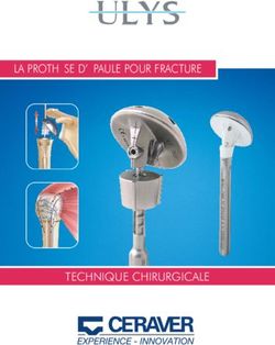 LA PROTH&Egrave;SE D'&Eacute;PAULE POUR FRACTURE - TECHNIQUE CHIRURGICALE