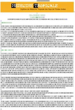 Toxoplasmose Actualités 2019