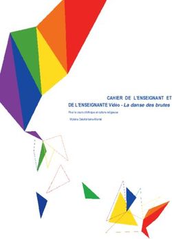 CAHIER DE L'ENSEIGNANT ET - DE L'ENSEIGNANTE Vidéo - La danse des brutes