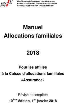 Manuel Allocations familiales 2018 - Pour les affiliés à la Caisse d'allocations familiales "Assurance"